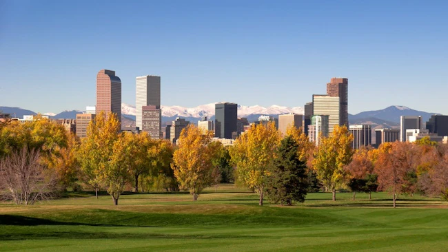 Denver city skyline