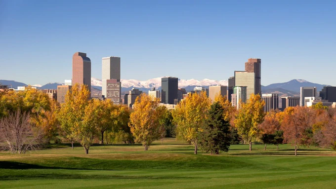 Denver city skyline