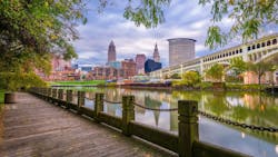 Cleveland city skyline Cleveland city skyline