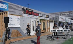 A live demonstration takes place outside at the ProTrade Craft A live demonstration takes place outside at the ProTrade Craft