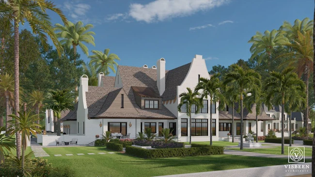 Front elevation of home by Visbeen Architects