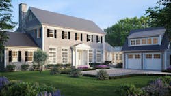 Front elevation of home by Studio Pressman Front elevation of home by Studio Pressman