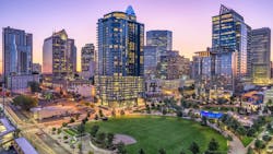 Charlotte, N.C. city skyline Charlotte, N.C. city skyline