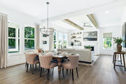 From Windsong's Signaure Series of plans at its Ashbury Commons community in Powder Springs, Ga., the 3,112-square-foot Wesleyan model features five bedrooms, four full baths, and a three-car garage at a price from $635,000. From Windsong's Signaure Series of plans at its Ashbury Commons community in Powder Springs, Ga., the 3,112-square-foot Wesleyan model features five bedrooms, four full baths, and a three-car garage at a price from $635,000.