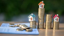 Concept of saving for a home Concept of saving for a home