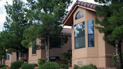 Row of manufactured homes Row of manufactured homes