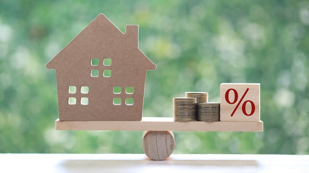 Concept of balancing housing affordability by lowering mortgage rates