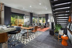 The Edge plan by Shea Homes demonstrates how single-family detached architecture oriented toward an eased sideyard creates the opportunity for private, light-filled spaces that live very differently from townhome interiors. The Edge plan by Shea Homes demonstrates how single-family detached architecture oriented toward an eased sideyard creates the opportunity for private, light-filled spaces that live very differently from townhome interiors.