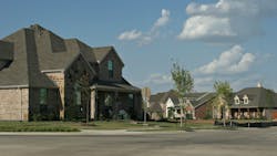 Large suburban homes in Texas Large suburban homes in Texas