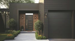 Exterior elevation of a home with Urban Reserve siding by CertainTEED Exterior elevation of a home with Urban Reserve siding by CertainTEED