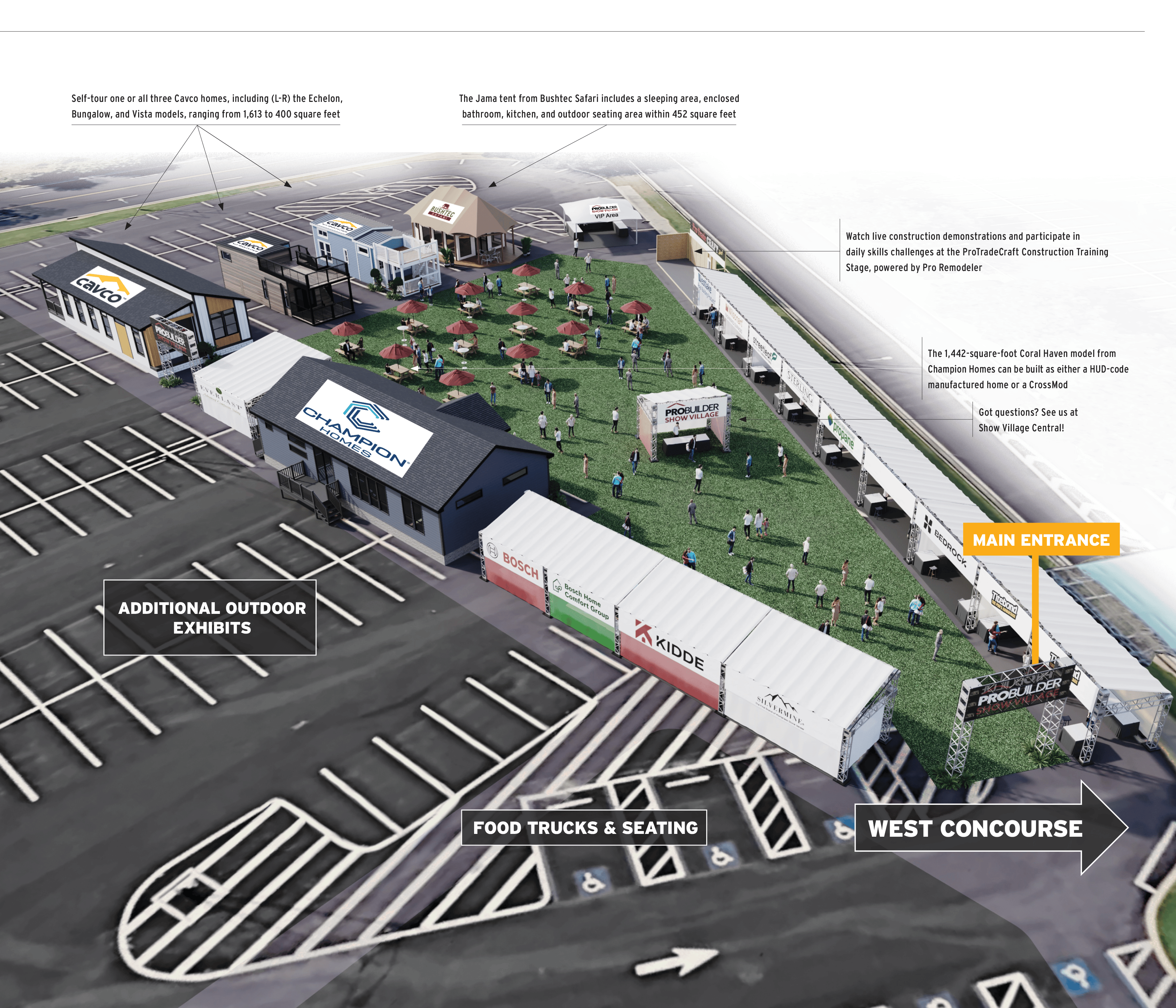 Show Village 2026 map