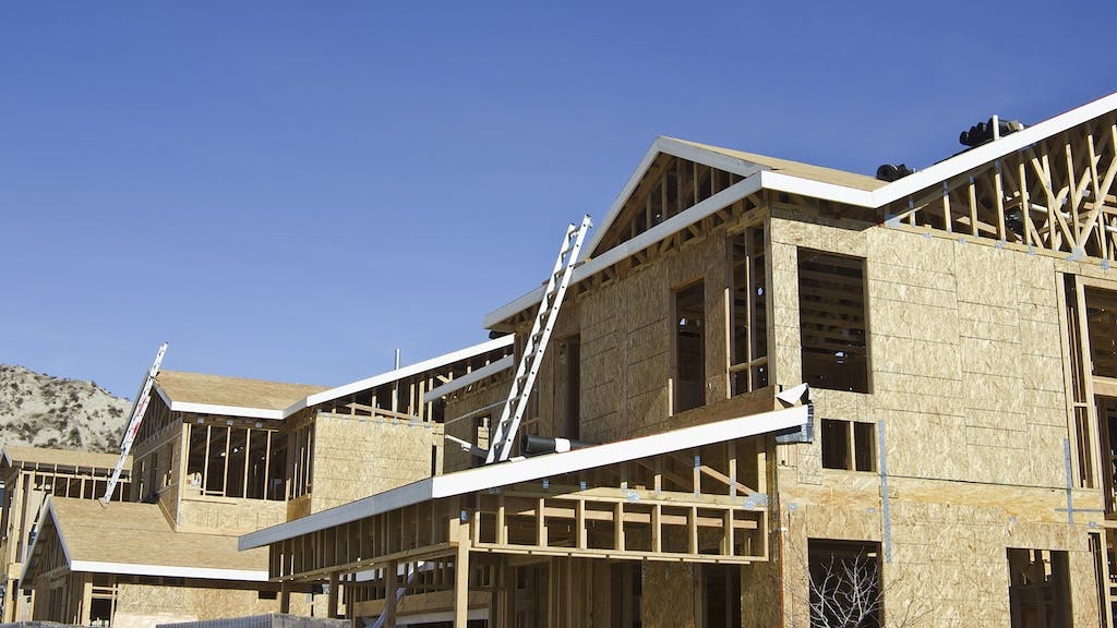 New single-family community under construction