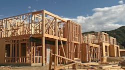 Homes under construction Homes under construction