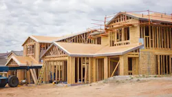 Single-family homes under construction Single-family homes under construction