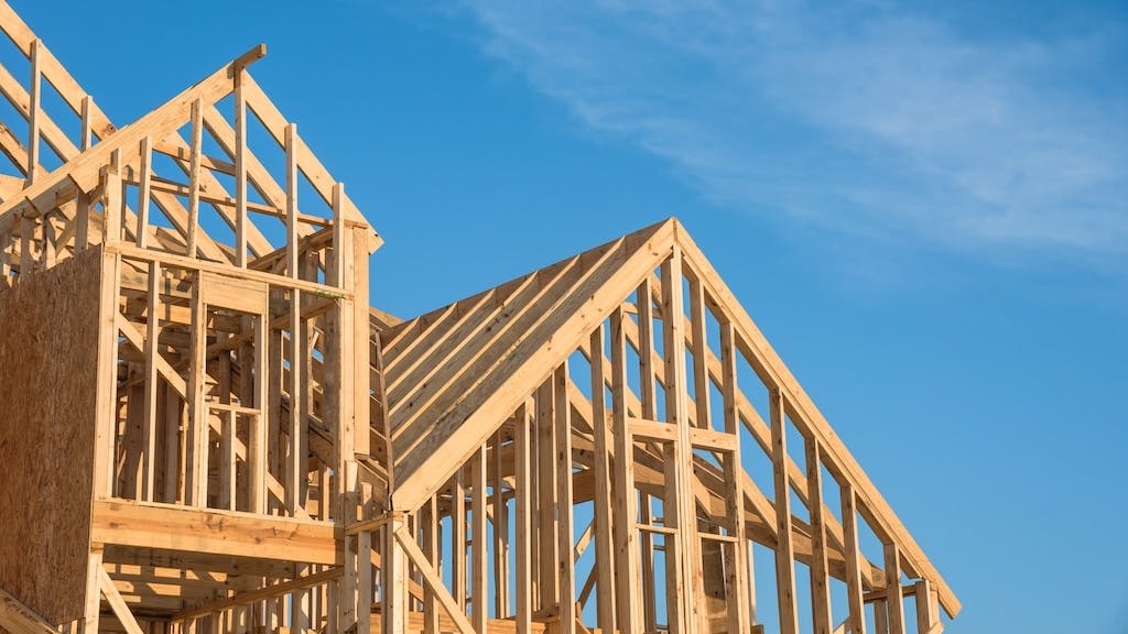 New home under construction