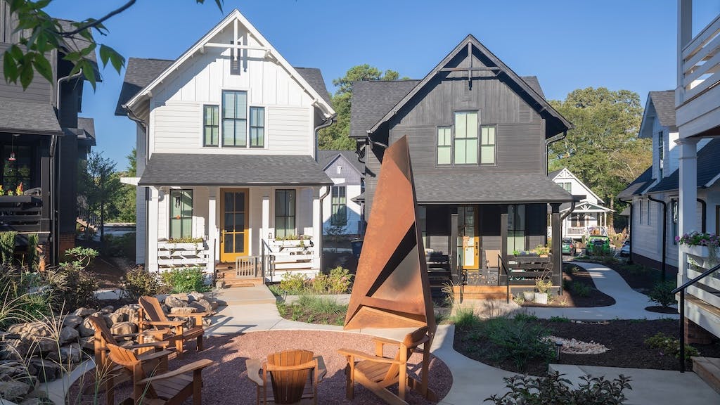 Sightlines between two cottages planned to offer picturesque views