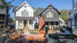 Sightlines between two cottages planned to offer picturesque views Sightlines between two cottages planned to offer picturesque views