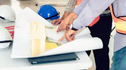 Home builders working on project together