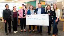 Hayden Homes gives check to Walla Walla Public Library Hayden Homes gives check to Walla Walla Public Library