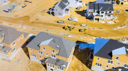 Homes under construction