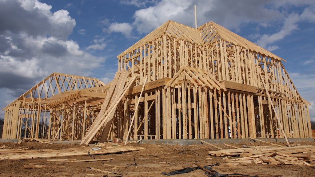 New home under construction
