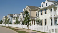 Row of townhomes Row of townhomes
