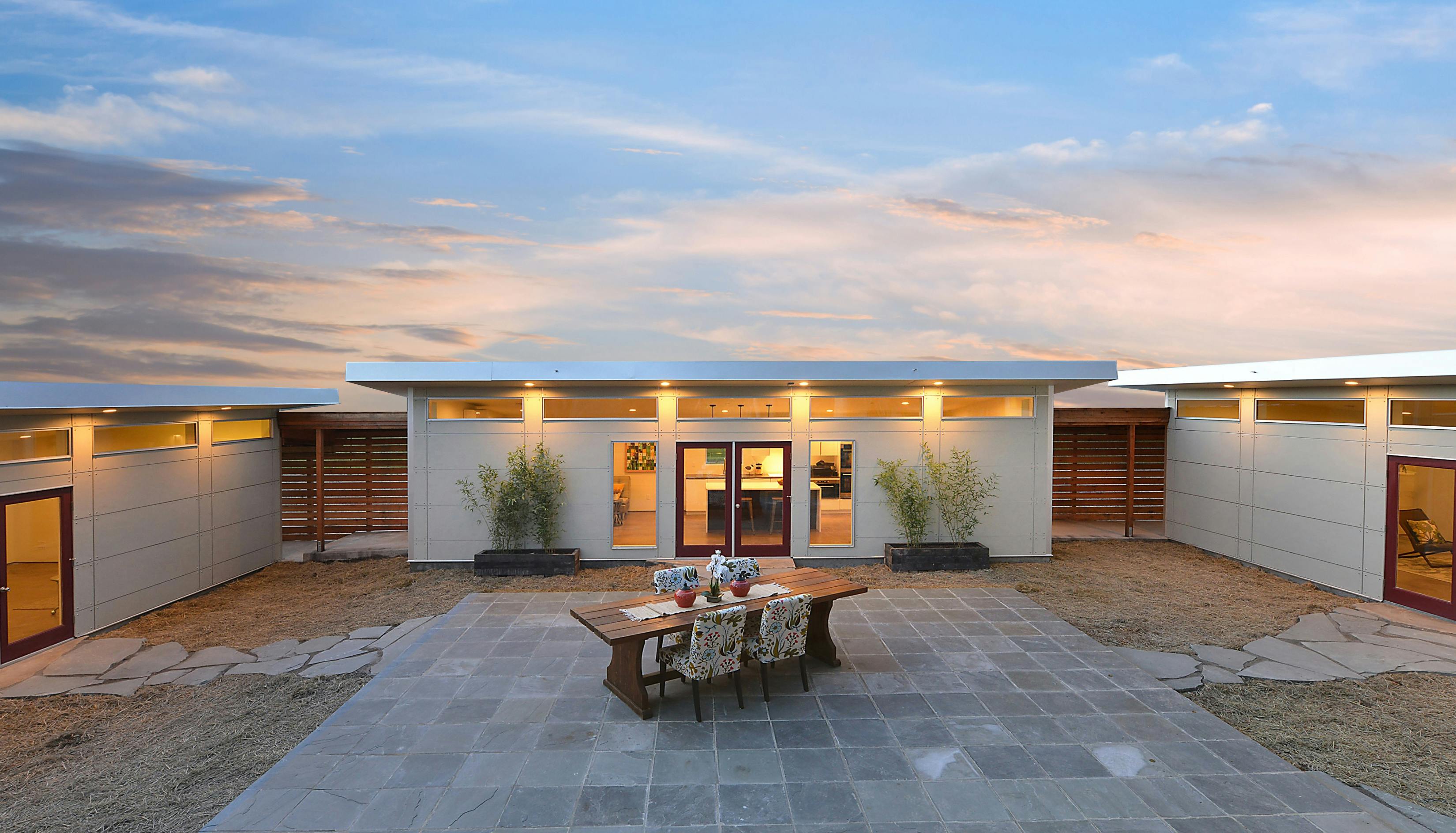 ADUs and Studios don't have to be one unit per lot; they can be combined to create larger connected spaces for multiple purposes and household formations.