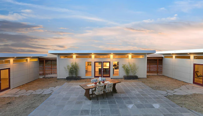 ADUs and Studios don't have to be one unit per lot; they can be combined to create larger connected spaces for multiple purposes and household formations.