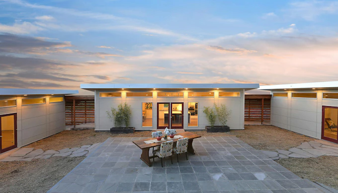 ADUs and Studios don't have to be one unit per lot; they can be combined to create larger connected spaces for multiple purposes and household formations.