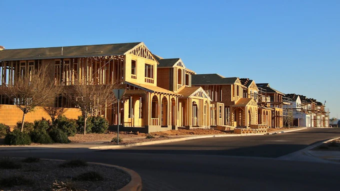 New homes under construction