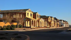New homes under construction New homes under construction