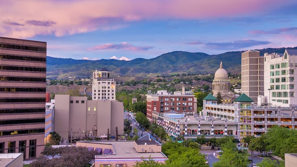 Boise, Idaho skyline