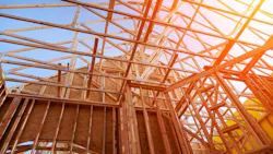 Single-family home under construction Single-family home under construction