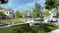 Scheduled for completion this Fall, Harmony at Clear Creek in Shawnee, Kans., will feature a mix of single-family and multifamily for-rent homes designed to support the area’s growing community. Scheduled for completion this Fall, Harmony at Clear Creek in Shawnee, Kans., will feature a mix of single-family and multifamily for-rent homes designed to support the area’s growing community.