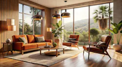 Warm, earthy living room