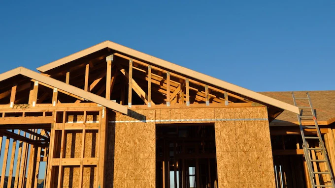 A new home under construction