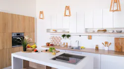 Small, functional kitchen