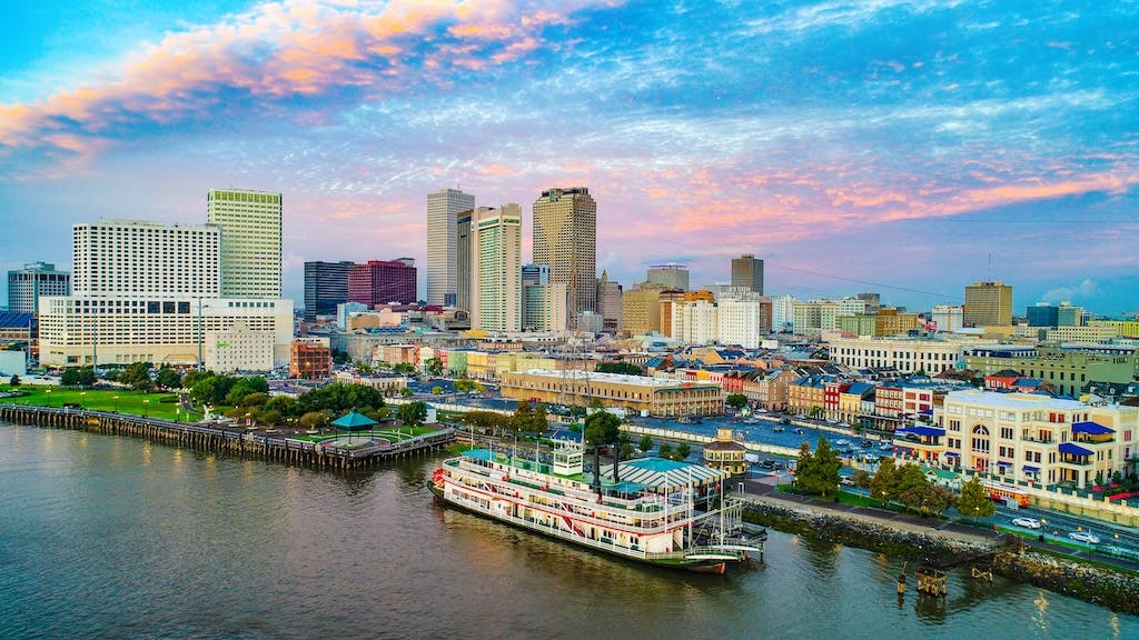 New Orleans city skyline