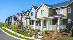 A row of houses
