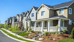 A row of houses