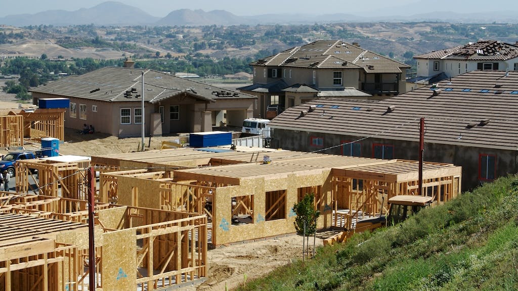 New-home community under construction