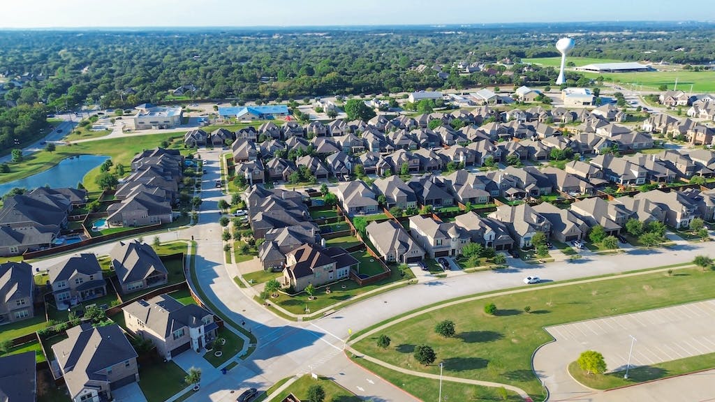 Master planned community with walking paths and sidewalks