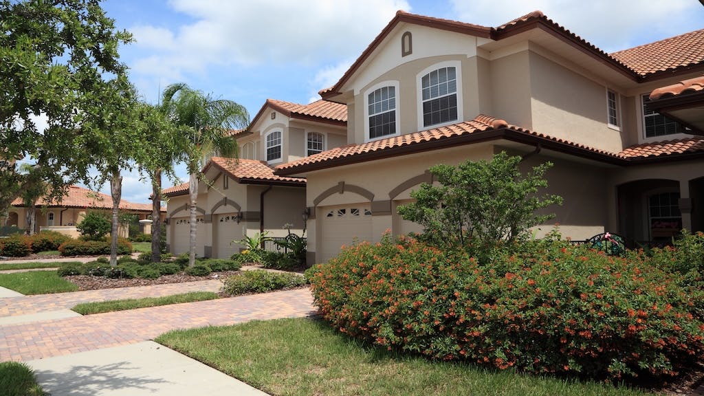 A home in a warm climate