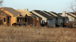 Homes under construction