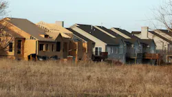 Homes under construction