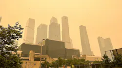 Smoke from wildfires in New York City