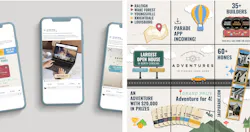 The Jim Allen Group’s “Adventures in Finding Your Home“ campaign had (and met) three clear objectives: drive traffic to and help prospects navigate an extensive Parade of Homes; increase downloads of the event’s mobile app; and generate qualified leads for more than 35 participating builders—all within a $35,000 budget, including video.