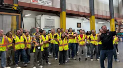 scholarship recipients tour Simpson Strong-Tie facilities