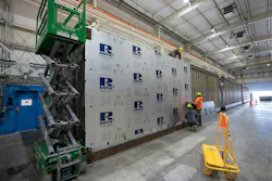 CI being installed on a multifamily module at Mandeville Modular