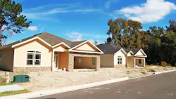 New homes under construction